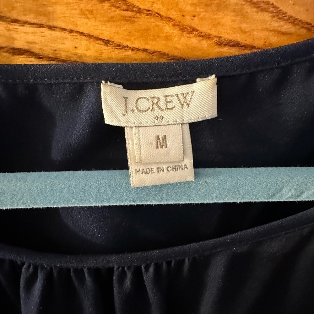 J Crew Navy Work Top - Picture 6 of 6